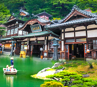 四國精典.道後千年名湯.粟林名園.千階神社.手作DIY.日式庭園之美4日