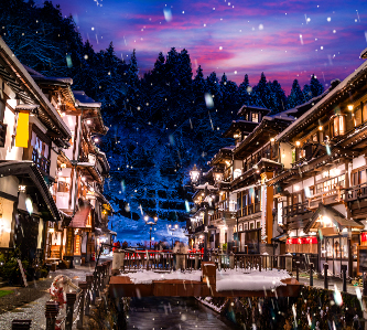 冬北雪の故鄉東北藏王樹冰大正浪漫名城鐵道雙溫泉4日