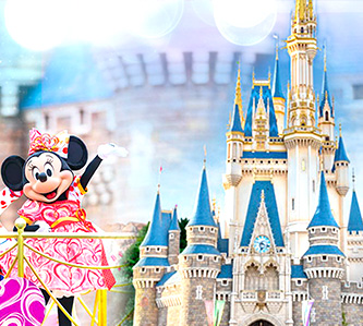 迪士尼樂園+富士野生動物叢林巴士採果樂5日-BJ1375