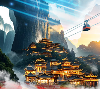 魔幻山城震撼重慶.三排椅8日~重慶大裂谷.天生三橋.仙女山.千年古鎮.苗鄉風情-無自費.MU上海轉機