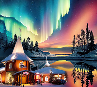 吉祥幸福！北歐 夢幻極光童話之旅10日