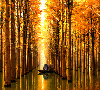 金秋秘境長江水陸三峽精華遊8日－船遊西陵峽、神農架、恩施大峽谷、三峽龍脊、白帝城、夢裡水鄉（重慶進武漢出）