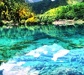 【水漾九寨溝世界遺產8日】*NX桃園出發*  五彩黃龍景區、樂山大佛、疊溪海子、川劇變臉(VIP三排椅)