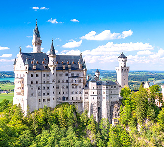 愛的迫降山水德瑞10日 鐵力士山旋轉纜車 布里恩慈湖 新天鵝堡 海德堡纜車 羅騰堡 萊茵河+蒂蒂湖雙遊船