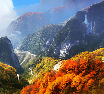 【楓情萬種長江水陸三峽精華遊8日】船遊西陵峽、神農架、恩施大峽谷、三峽龍脊、白帝城、夢裡水鄉（武漢進重慶出）