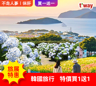 【買一送一  苦盡柑來遊濟州5日(不走人蔘保肝)】松堂童話村、山茶花之丘、馬主題秀