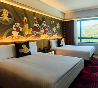 香港迪士尼好萊塢酒店1晚+香港恆豐酒店1晚自由行3日(二人一室)(未稅)