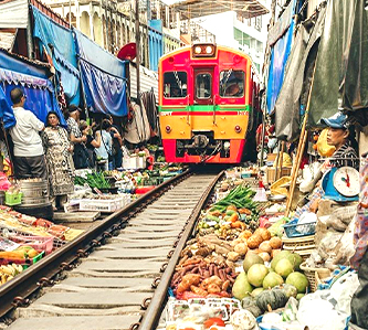 【瘋玩曼芭5日】水上市場、爆笑鐵支路、海天盛宴、萬豪五星一晚