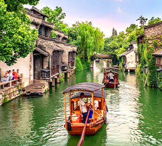 花現江南·烏鎮搖櫓·梵天花海6日~杭州小莫高窟、雲尚軒下午茶+漢服體驗、太陽馬戲團X秀