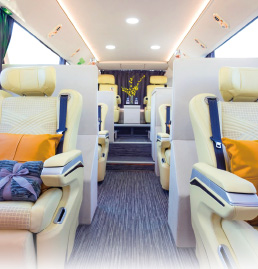 Sit comfortably and enjoy the ultimate feeling of
coolness and warmth between summer and winter