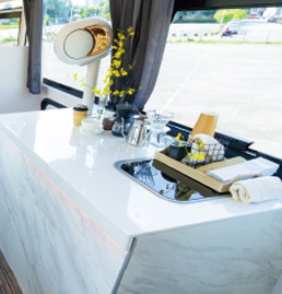 Car bar - A special capsule coffee machine
Providing  unique flavor coffee for you in the trip.  