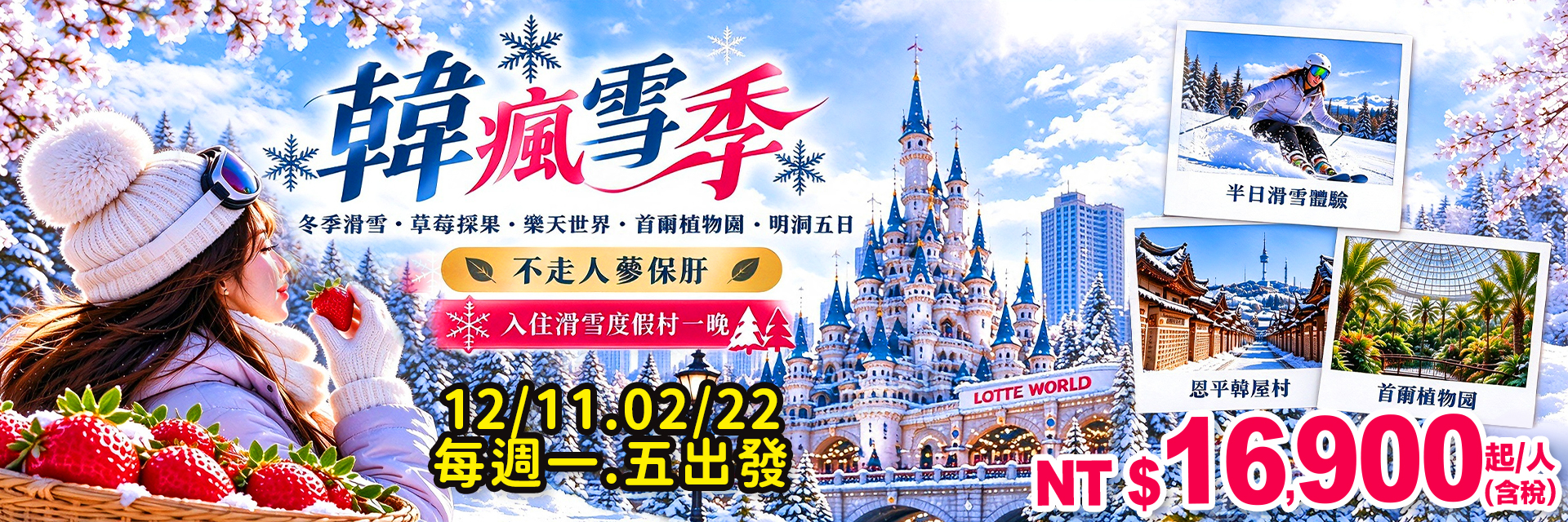 韓瘋雪季5日
